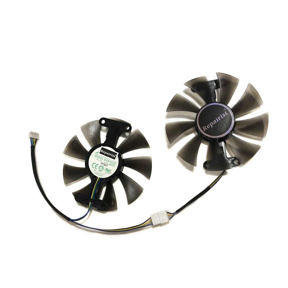 2 Stks/set, Videokaartventilat - Rx 580 8Gb 2048Sp Gpu recensie en prijs