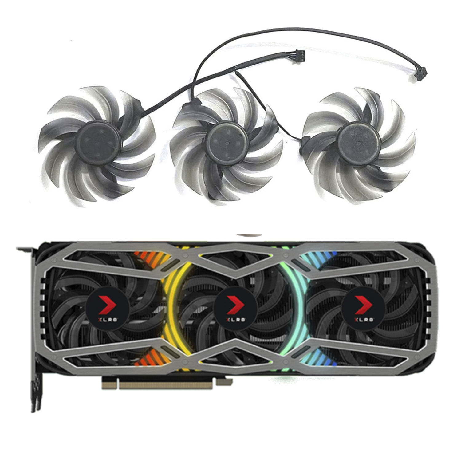 82MM FD8015U12D Voor PNY RTX 3 - Rtx 3090 24Gb Graphics Card recensie en prijs